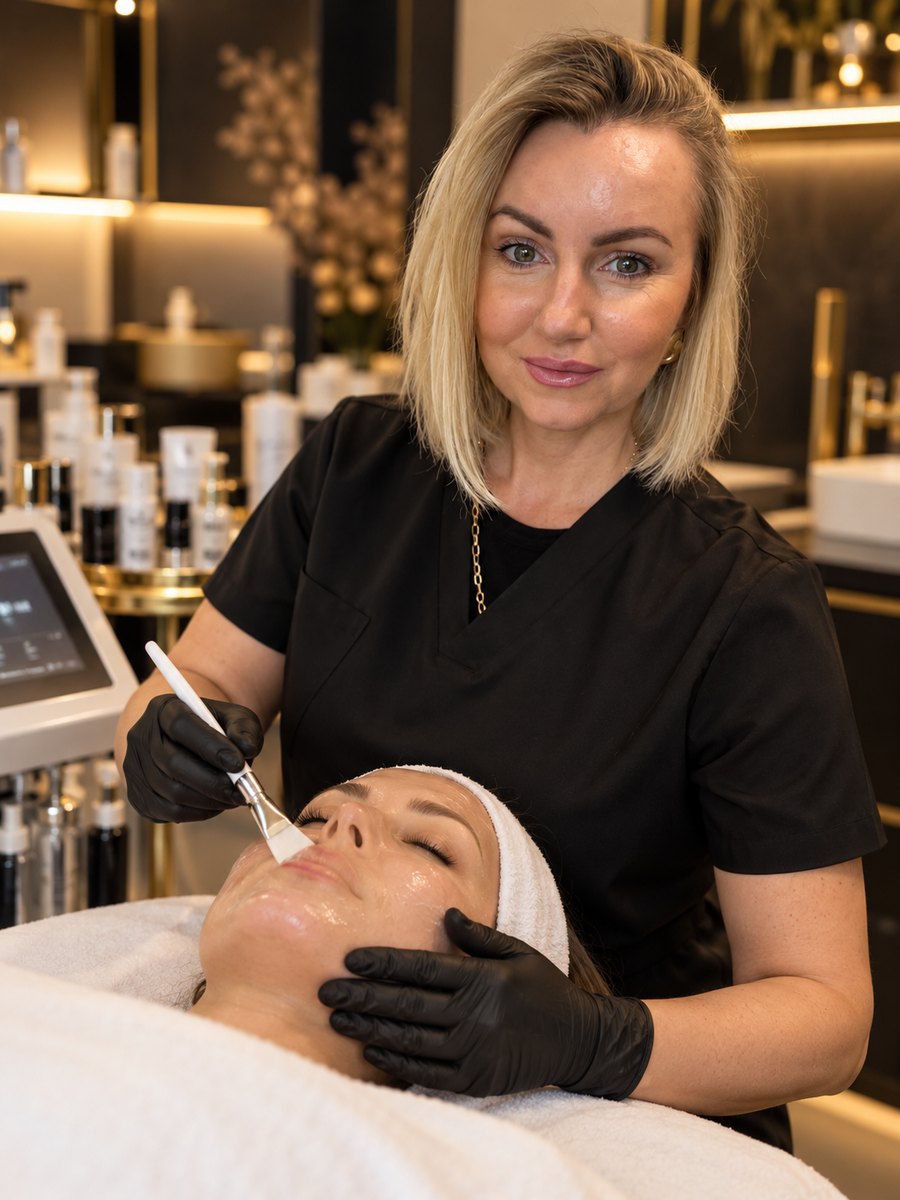 Zabieg pielęgnacyjny twarzy w Wanat Clinic